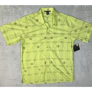 Le Jean De Marithe Francois Girbaud Men’s Size XXL Breezer Shirt Key Lime